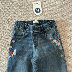 NWT Hayley girls jeans with patches size 10